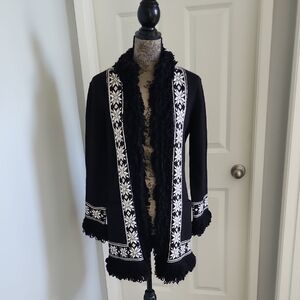 Nine West Black and White Women's Sweater